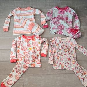 Set of Four Burts Bees Pajamas - Size 2T